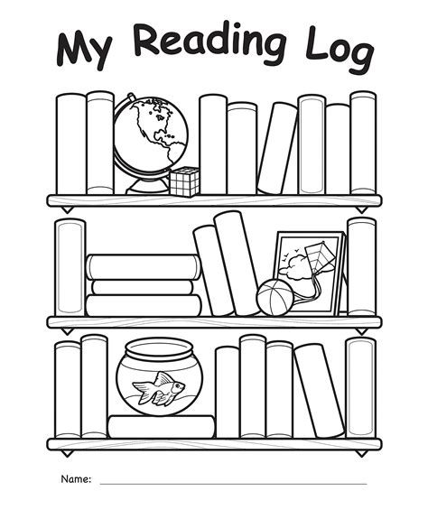 my reading log.